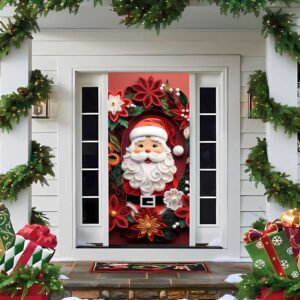 Quilling Santa Door Cover Quilling Santa Christmas Door Covers Gift For Christmas Christmas Gift 4 cfydzf.jpg