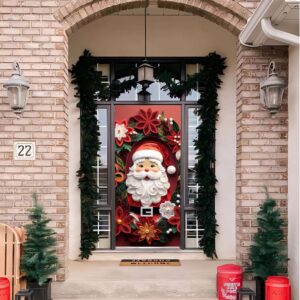Quilling Santa Door Cover Quilling Santa Christmas Door Covers Gift For Christmas Christmas Gift 5 mxgb2g.jpg
