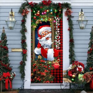 Santa Claus Christmas Is Coming Door Cover Christmas Gift For Friends Christmas Gift 3 lseqqb.jpg