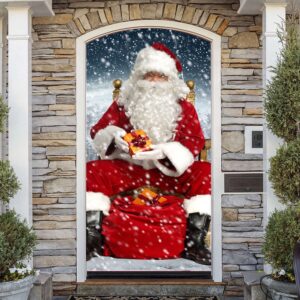 Santa Claus Door Banner Holiday New Year Front Door Cover Gift For Family Christmas Gift 3 wrjavl.jpg