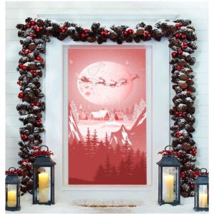 Santa Claus Door Cover Holiday Merry Christmas Door Cover For Christmas Decor Christmas Gift 2 ynlt8w.jpg
