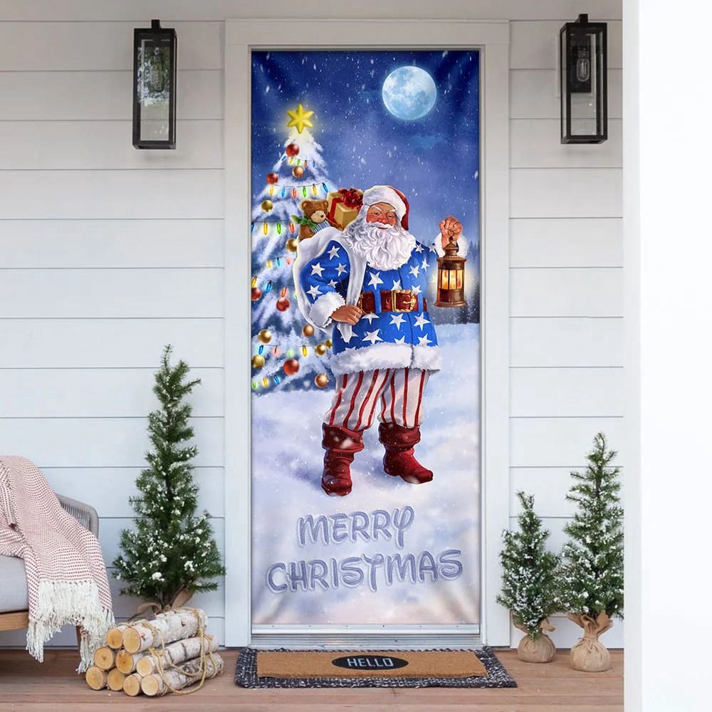 Santa Claus Door Cover, Merry Christmas Door Cover, Gift For Christmas, Christmas Gift Santa Claus Door Cover, Merry Christmas Door Cover, Gift For Christmas, Christmas Gift