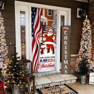 Santa Claus US Door Cover We Wish You Ameri Christma Gift For Christmas Christmas Gift 2 zpvqpv.jpg