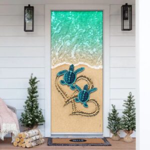 Sea Turtle Beach Door Cover, Unique Gifts…