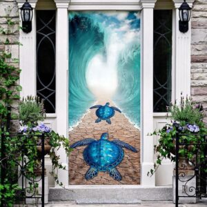Sea Turtle Door Cover, Unique Gifts Doorcover,…