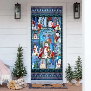 Snowflakes Are Kisses From Heaven Door Cover Gift For Christmas Christmas Gift 2 gdgkak.jpg