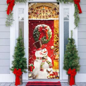 Snowman Christmas Door Cover Home Decor Gift For Christmas Christmas Gift 2 xotgiu.jpg
