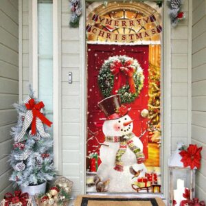 Snowman Christmas Door Cover Home Decor Gift For Christmas Christmas Gift 3 c4tmsz.jpg