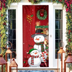 Snowman Christmas Is Coming Door Cover Christmas Gift For Friends Christmas Gift 2 eq7xzg.jpg