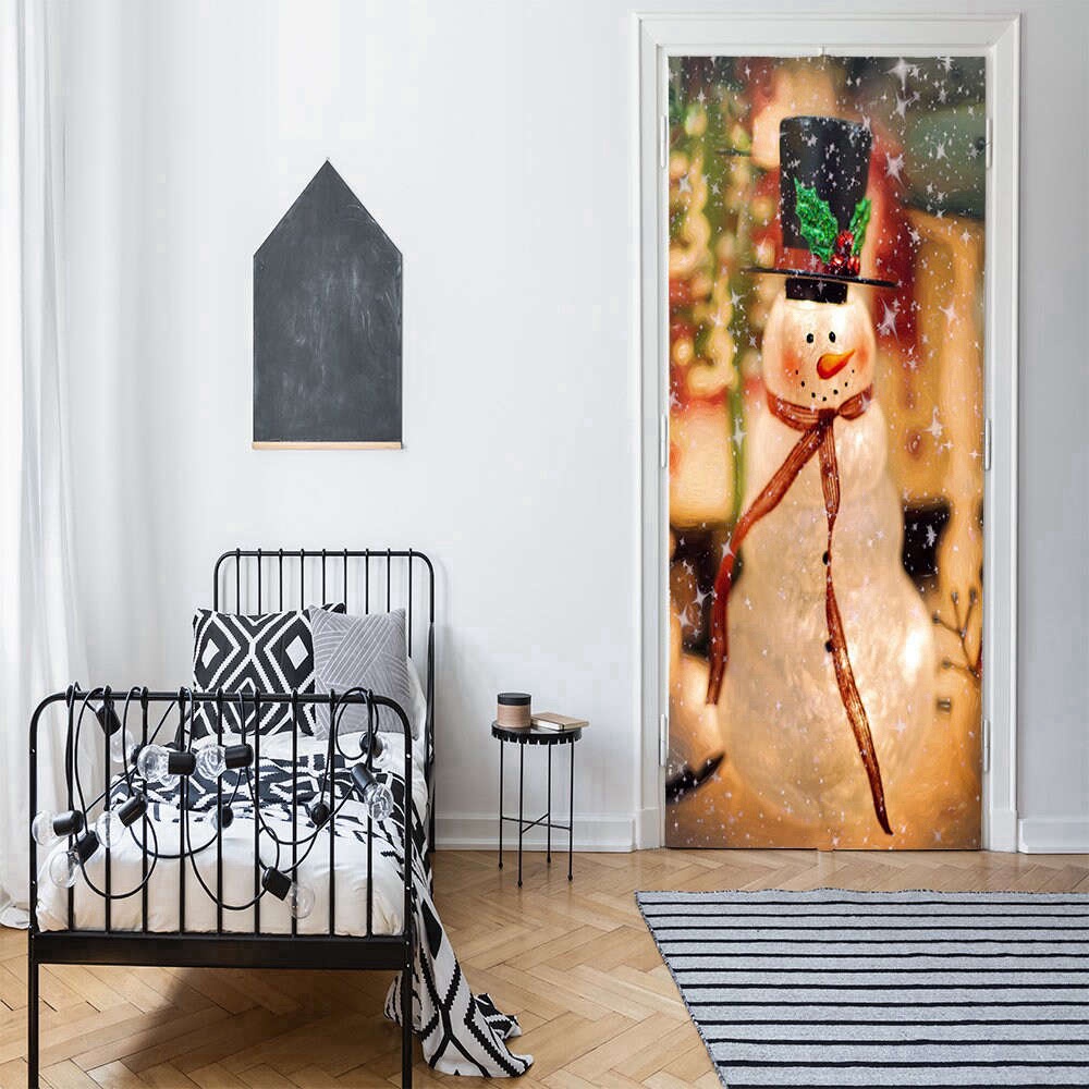 Snowman Door Decorations, Christmas Door Covers, Christmas Gift For Family, Christmas Gift Snowman Door Decorations, Christmas Door Covers, Christmas Gift For Family, Christmas Gift