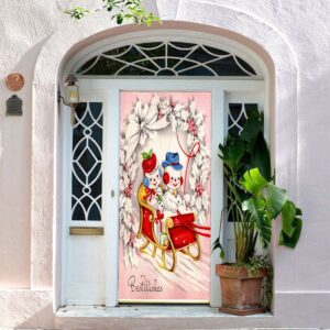 Snowman Sleigh Ride Door Cover Christmas Door Covers Christmas Gift For Family Christmas Gift 2 c0wjuu.jpg