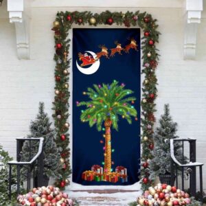South Carolina Christmas Door Cover Slim Tree Door Cover Christmas Outdoor Decoration Christmas Gift 3 oresl1.jpg