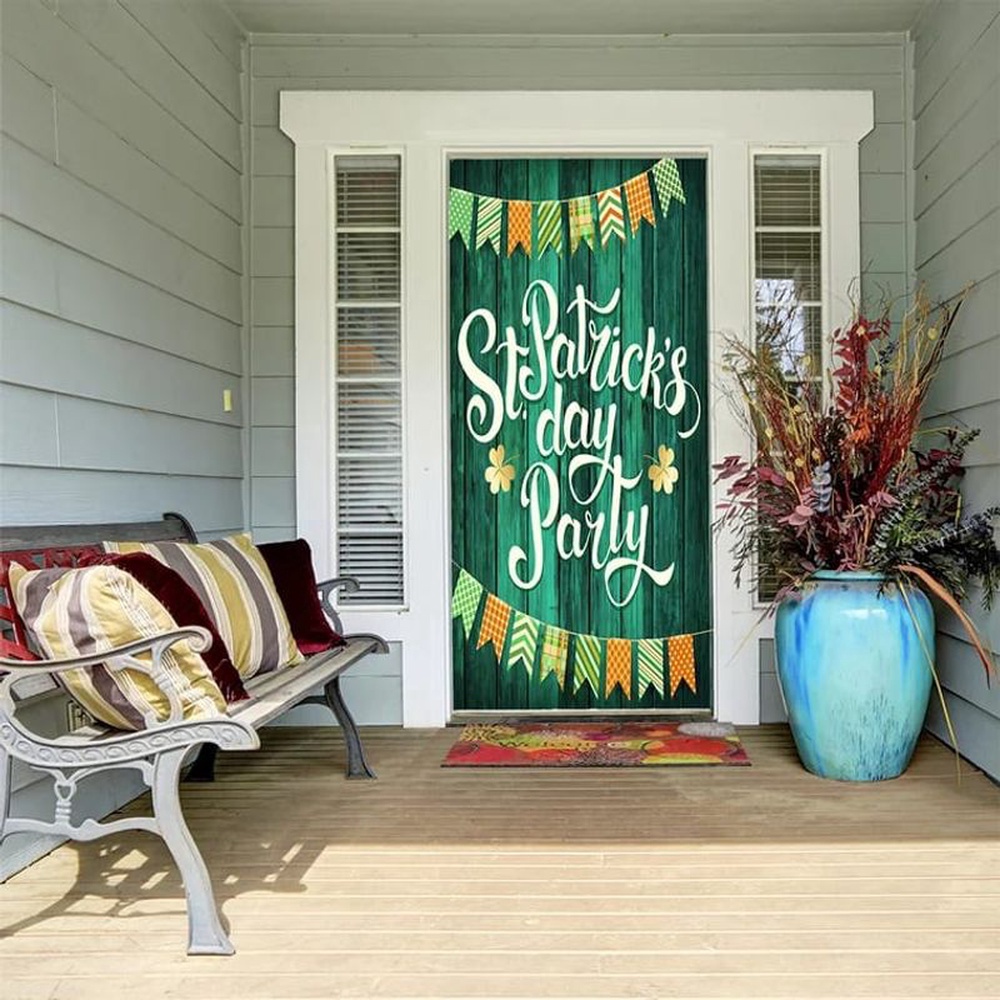 St Patrick’s Day Party Door Cover Paddy Day Door Banner Lucky Door Decor, Christmas Gift St Patrick’s Day Party Door Cover Paddy Day Door Banner Lucky Door Decor, Christmas Gift