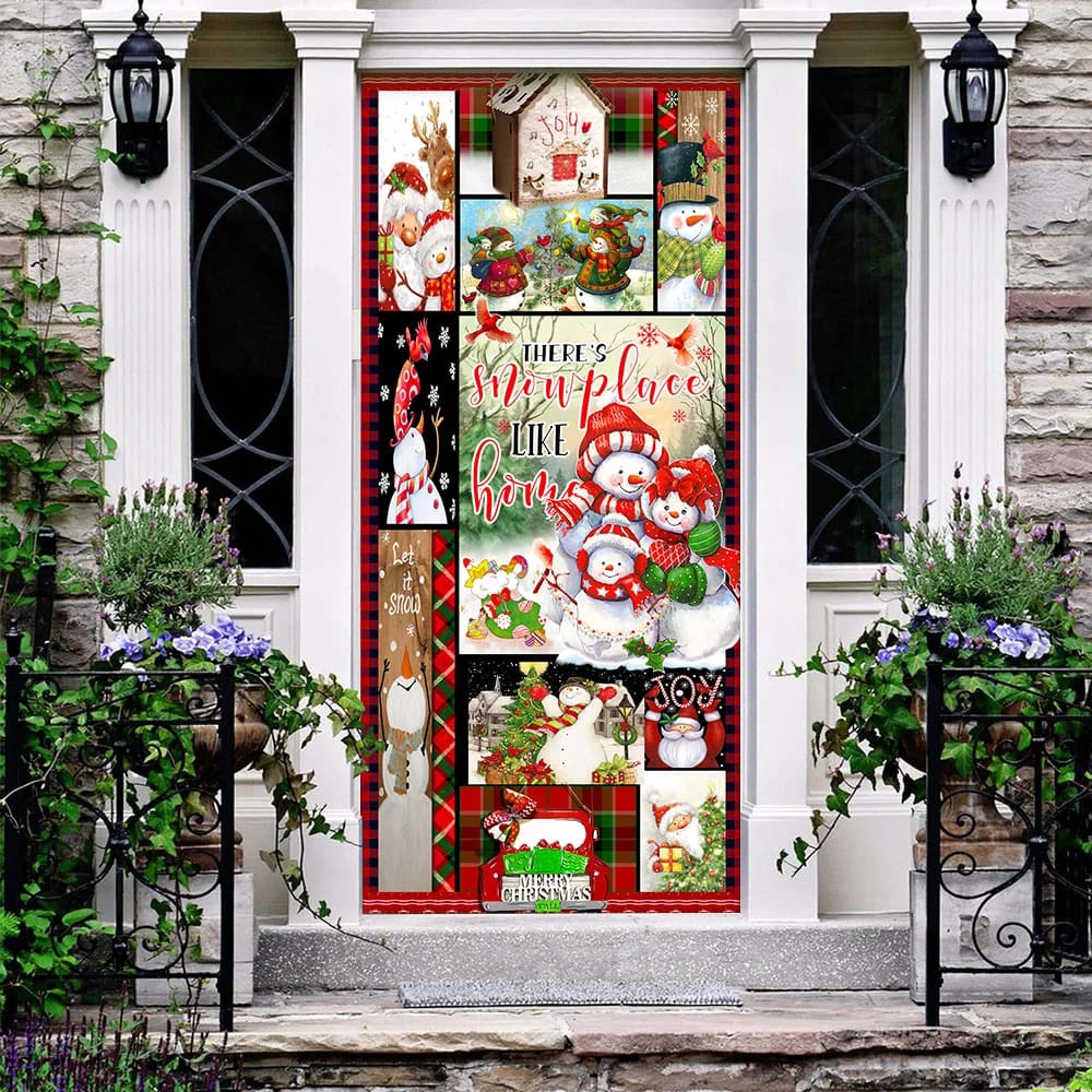 There’s Snow Place Like Home Snowman Door Cover, Unique Gifts Doorcover, Christmas Gift There’s Snow Place Like Home Snowman Door Cover, Unique Gifts Doorcover, Christmas Gift