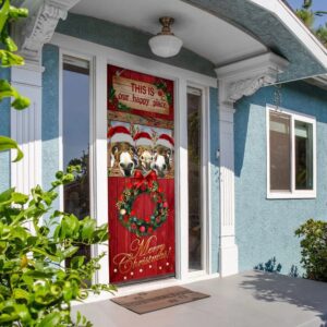 This Is My Happy Place Donkey Door Cover Unique Gifts Doorcover Christmas Gift 5 cdtcdf.jpg