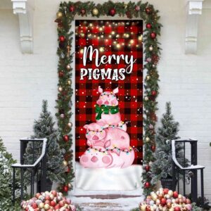 Three Pig Christmas Cattle Door Cover Merry Pigmas Christmas Outdoor Decoration Christmas Gift 2 l6zdcx.jpg