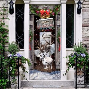 Today I Choose Joy Reindeer Farmhouse Door…