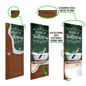 Wash Up Buttercup Turtle Door Cover Unique Gifts Doorcover Holiday Decor Christmas Gift 5 lz4pbk.jpg