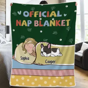 Official Nap Blanket – Personalized Gift for…