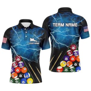 3D Funny Billiards Teams Polo Shirts, Custom…
