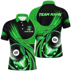3D Green Polo Billiard 8 Ball Polo…