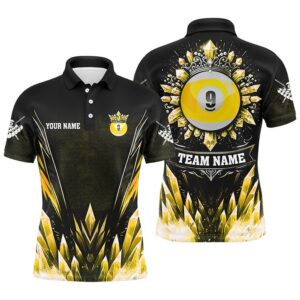 3D Yellow Icy Funny 9 Ball Pool…