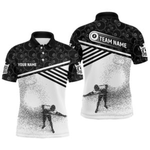 8 Ball Pattern Custom Pool Player Billiards…