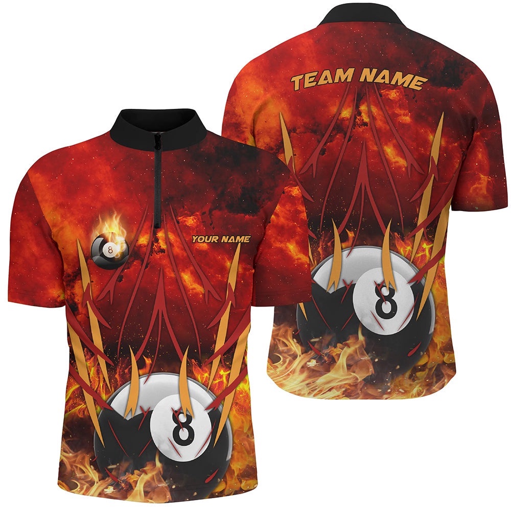 8 Ball Pool In Fire Custom 3D Printed Best Pool Team Jerseys Shirts, Personalized Billiard Team Jersey Shirt 8 Ball Pool In Fire Custom 3D Printed Best Pool Team Jerseys Shirts, Personalized Billiard Team Jersey Shirt