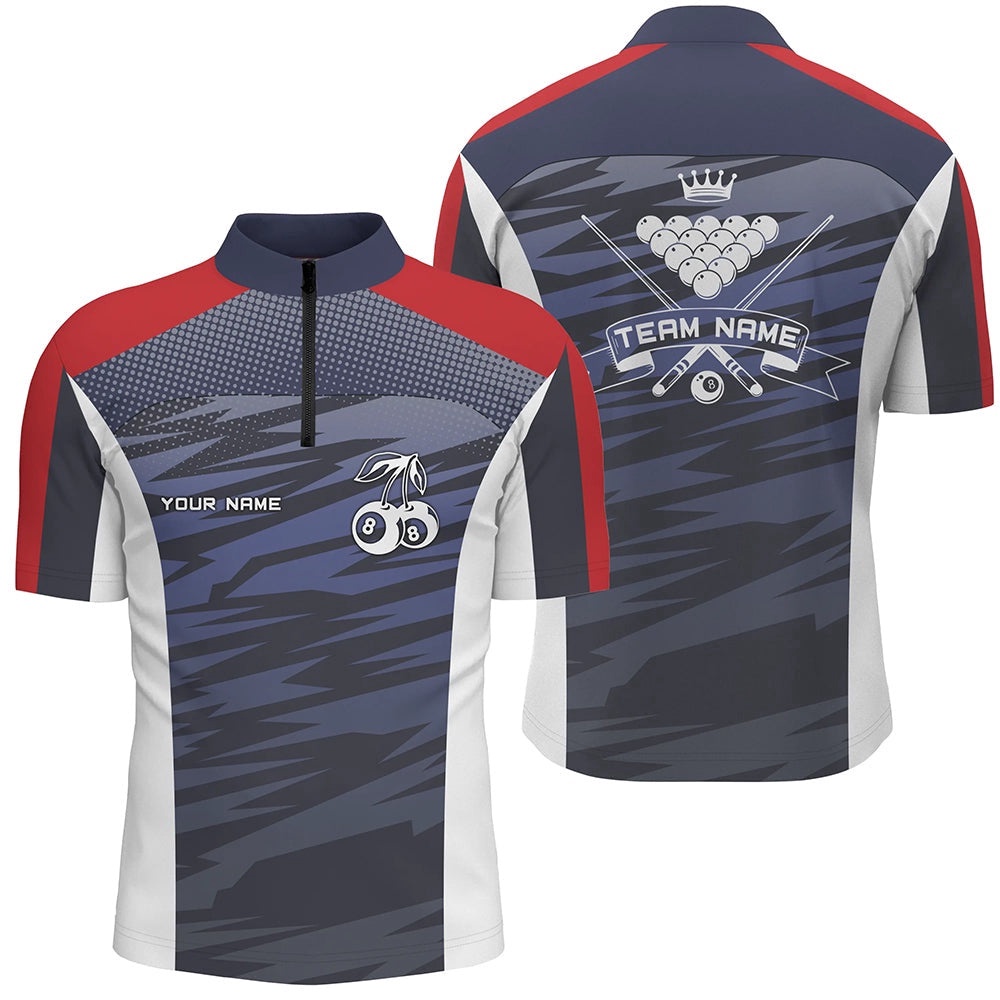 8 Ball Pool Jersey Shirts Custom Billiards Tee Shirts Jerseys For Player, Personalized Billiard Team Jersey Shirt