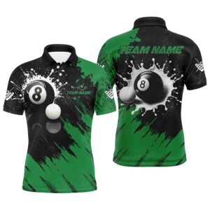 8 Ball Pool Paint Splash Billiard Shirts,…