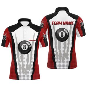 8 Ball Pool Red Custom Billiard Team…