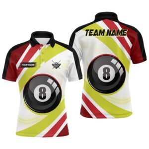 8 Ball Pool Red Green Custom Billiard…