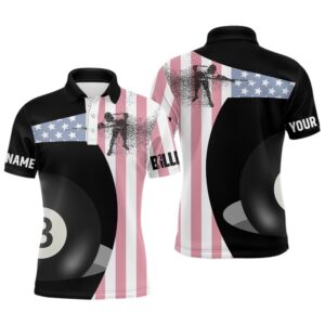 8 Ball Pool US Flag Custom Pool…