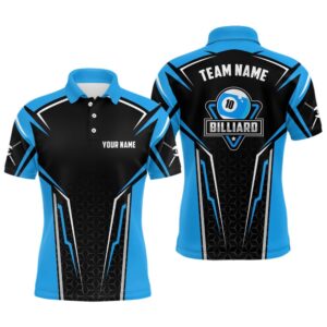 Abstract Sports Ball 10 Billiard Polo Shirts…