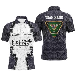Armor 8 Ball Pool Billiard Polo Shirts…