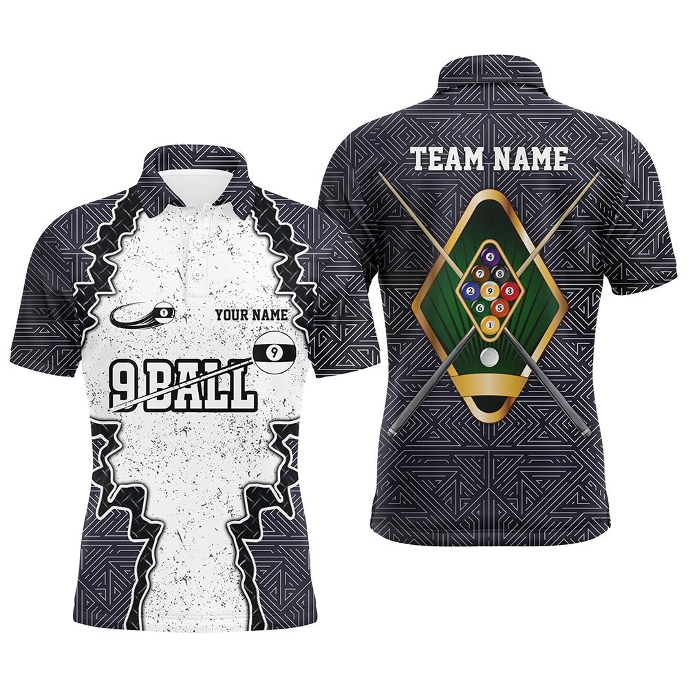 Armor 9 Ball Pool Billiard Polo Shirts Custom Name Funny 9 Ball Pool Team Shirts, Personalized Billiard Polo Shirt Armor 9 Ball Pool Billiard Polo Shirts Custom Name Funny 9 Ball Pool Team Shirts, Personalized Billiard Polo Shirt