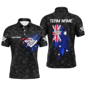 Australian Flag 8 Ball Pool Billiards Polo…