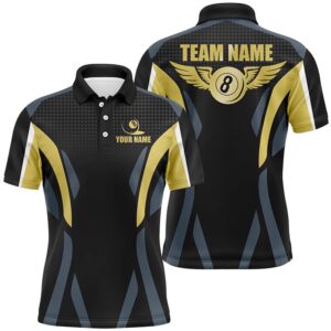 Billiard 8 Ball Pool 3D Polo Shirts,…