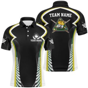 Billiard 8 Ball Pool Polo Shirts Custom…
