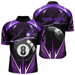 Billiard 8 Ball Pool Thunder Purple Jersey…