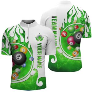 Billiard Fire Jersey Shirts Custom Name Billiard…