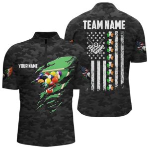 Billiard St Patrick Day Vintage American Flag…