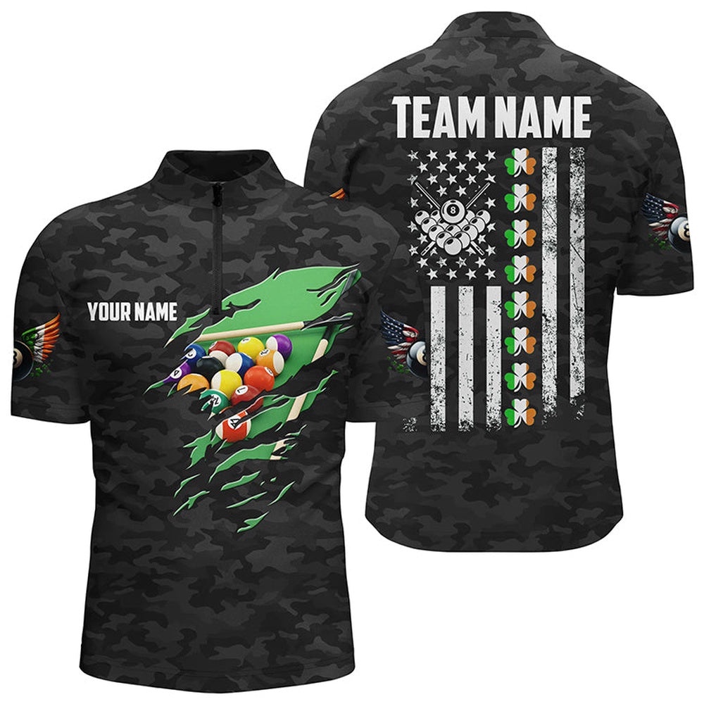 Billiard St Patrick Day Vintage American Flag Jersey Shirts, Patriotic Billiard Team Jerseys, Personalized Billiard Team Jersey Shirt Billiard St Patrick Day Vintage American Flag Jersey Shirts, Patriotic Billiard Team Jerseys, Personalized Billiard Team Jersey Shirt