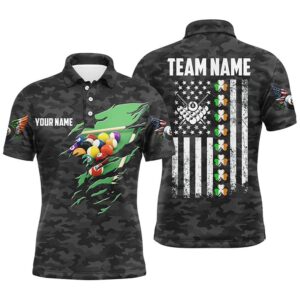 Billiard St Patrick Day Vintage American Flag…