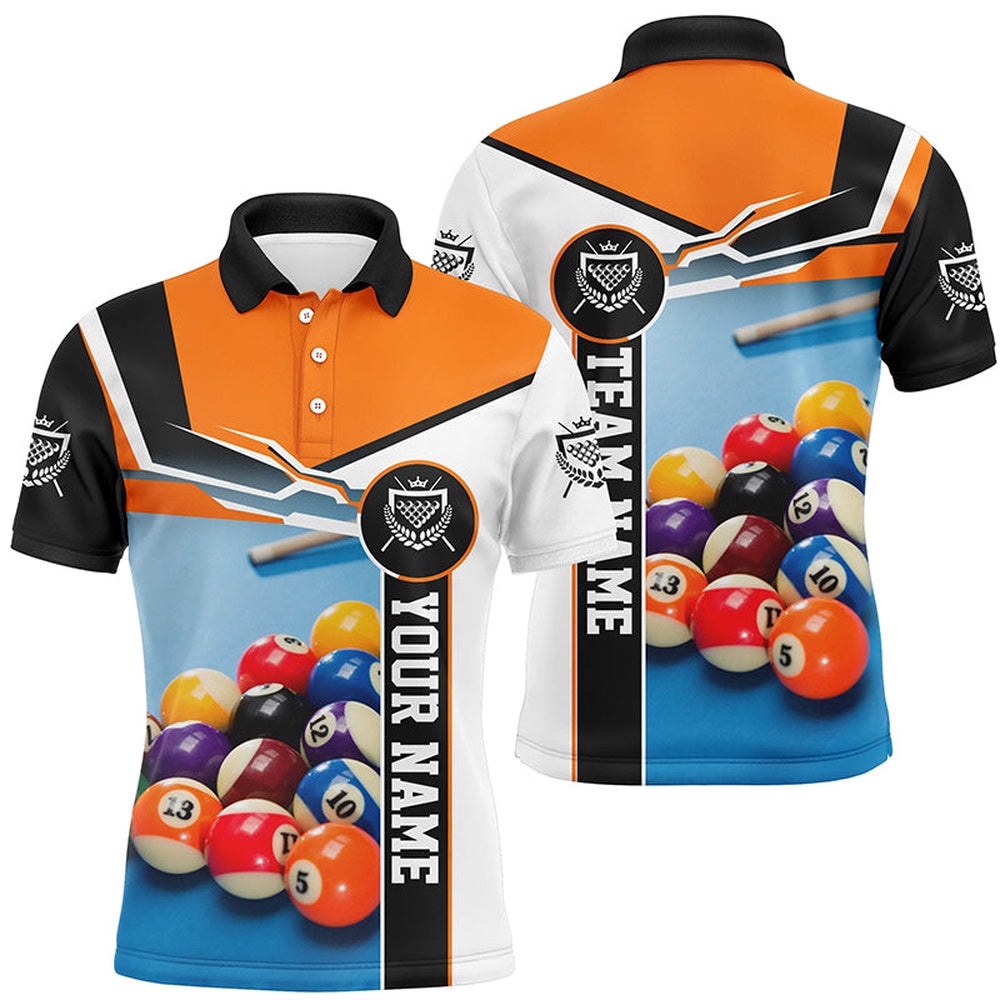 Billiards Game 3D Printed Polo Shirts, Best Custom Billiards Team Shirts, Personalized Billiard Polo Shirt Billiards Game 3D Printed Polo Shirts, Best Custom Billiards Team Shirts, Personalized Billiard Polo Shirt