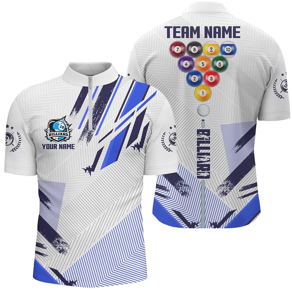 Blue 10 Ball Pool Tournat Sport Shirts, 10 Ball Billiard Team Jerseys, Personalized Billiard Team Jersey Shirt Blue 10 Ball Pool Tournat Sport Shirts, 10 Ball Billiard Team Jerseys, Personalized Billiard Team Jersey Shirt