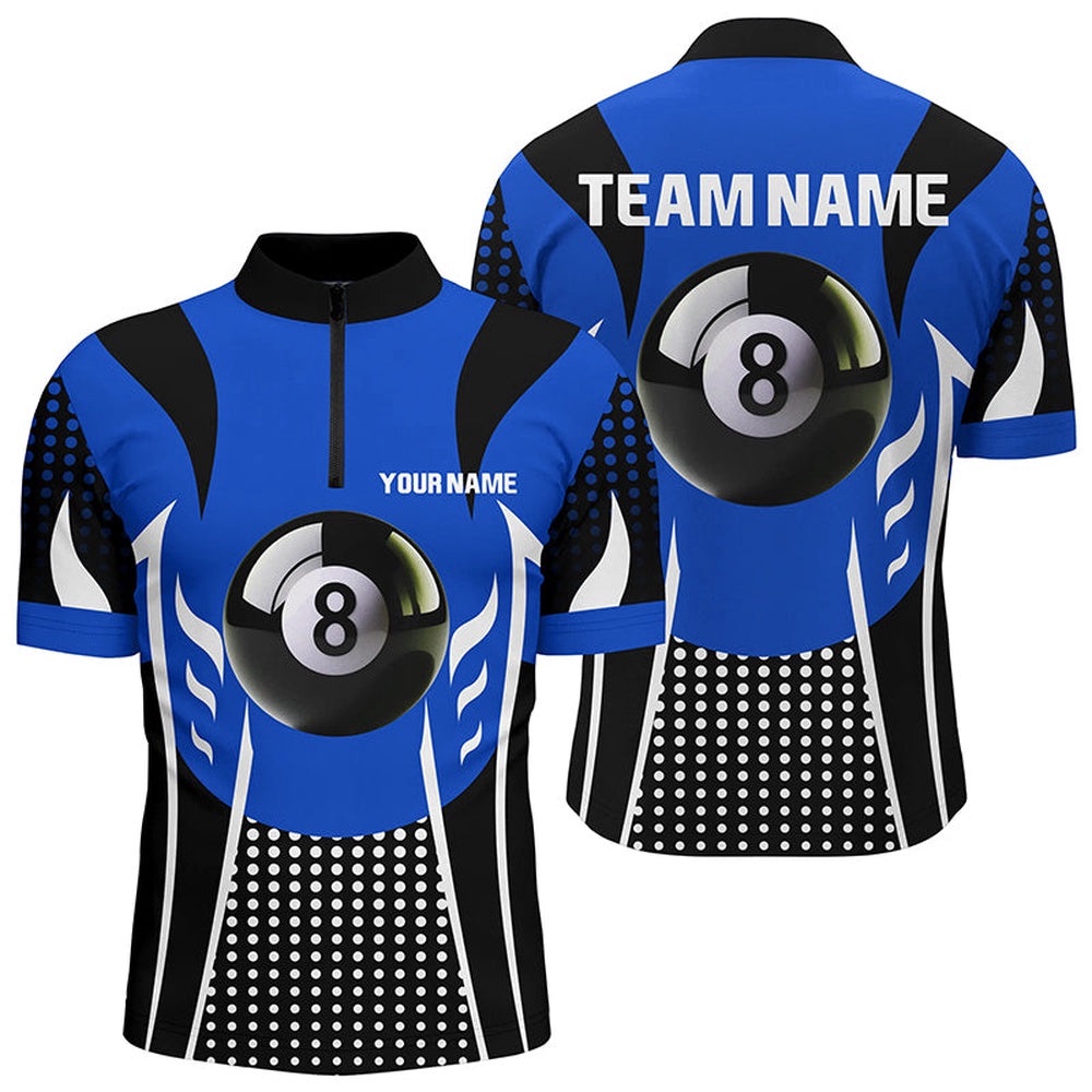 Blue Black 8 Ball Billiard 3D Jersey Shirts, Custom Billiard 8 Ball Pool Jerseys, Personalized Billiard Team Jersey Shirt Blue Black 8 Ball Billiard 3D Jersey Shirts, Custom Billiard 8 Ball Pool Jerseys, Personalized Billiard Team Jersey Shirt