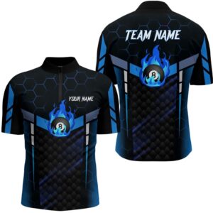 Blue Fire 8 Ball Billiard 3D Jersey…