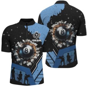 Blue Funny 8 Ball Pool Crack Jersey…