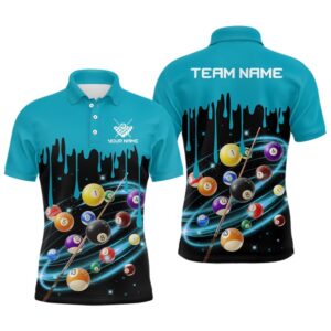 Blue Paint 8 Ball Billiard 3D Polo…